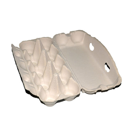 150PCS Paper Egg Tray 10 Slot Molded Pulp Leak-Proof for Egg Packaging Use