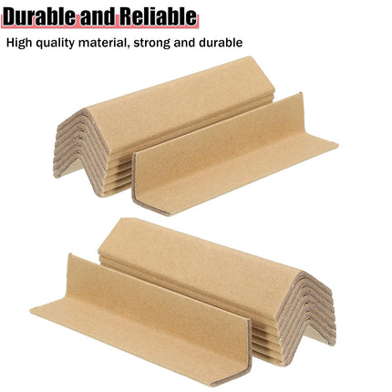 100PCS L-Shaped Paper Corner Protectors Sturdy Durable for Shipping Pack Use
