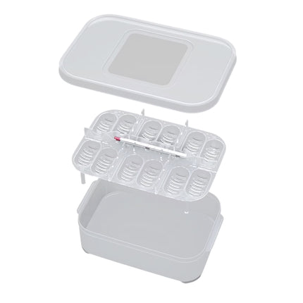 Lizard Hatching Box 12 Holes Reptile Egg Incubator Clear Container for Breeding