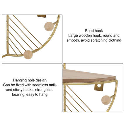 Wall Mounted Storage Rack Metal Shelf Easy Installation Durable Space Saving