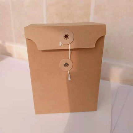 10PCS Kraft Paper Box Corrugated Packaging Box Gift Storage Transport Carton