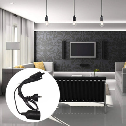 E27 Cable Cord With Switch AU Plug Pendant Lamp Base Light Bulb Holder Socket