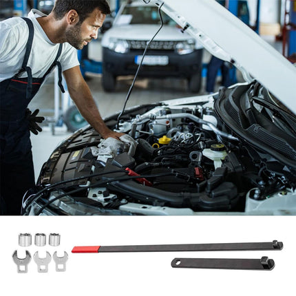 8PCS Idler Pulley Belt Tensioner Wrench Set Car Disassembly Adjustment Tool Kit