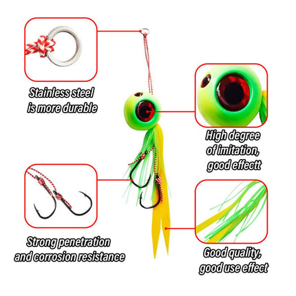 Luminous Fishing Lures Glow Fake Lures Bright Artificial Baits for Night Fishing
