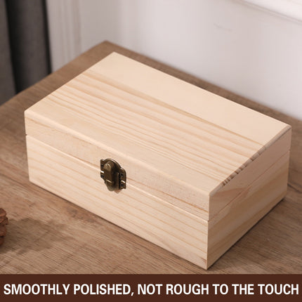 Large Capacity Solid Wood Essential Oil Storage Box 15 Grid Organizer Durable