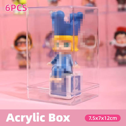 Blind Box Storage Box Display Cabinet Doll Rack Dustproof Storage Transparent