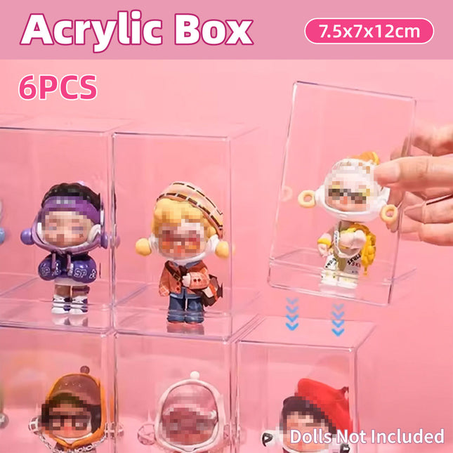 Blind Box Storage Box Display Cabinet Doll Rack Dustproof Storage Transparent