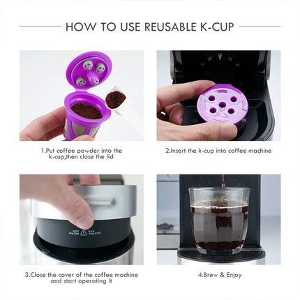 Coffee Capsule K-cup Basic Model Recyclable Reusable Coffee Pods For Home Office