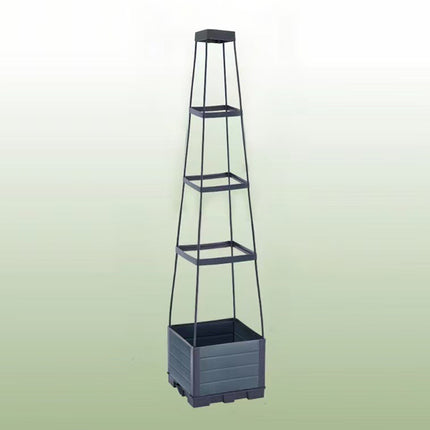 4 Tier Plant Stand Ladder Shelf for Climbing Vines Indoor Outdoor Garden Use