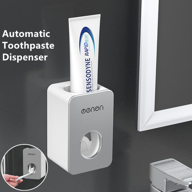 Home Bathroom Automatic Toothpaste Dispenser Squeezer Holder Wall Mount Stand AU - Aimall