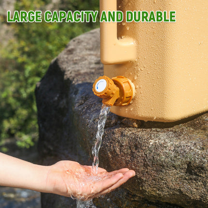 Portable 20L Water Tank Container with Tap Camping Car Outdoor Storage