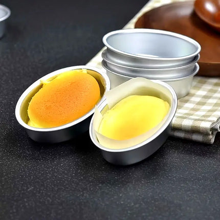 20pcs Oval Cheesecake Mold Non Stick Baking Tray for Pastry Cake Dessert Making