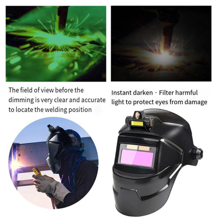 Automatic Welding Mask Light Changing Headgear Welder Protective Welding Cap