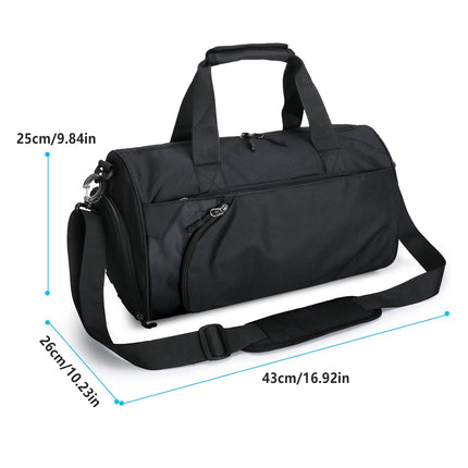 Fitness Gym Travel Duffel Bag with Wet Dry Separation Shoulder Tote Luggage Use
