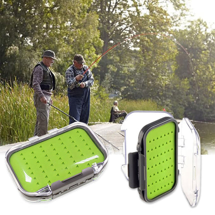 Fly Fishing Hook Box Portable for Fishing Fly Bait Hair Hook Secure Storage