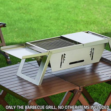 Stainless Steel Folding Barbecue Grill For Home Use Portable Folding Style