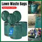 3pcs Garden Garbage Bag with Flip Lid Outdoor Rubbish Collection Waste Storage