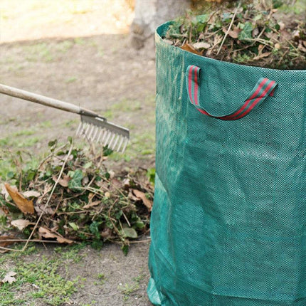 3pcs Garden Garbage Bag with Flip Lid Outdoor Rubbish Collection Waste Storage