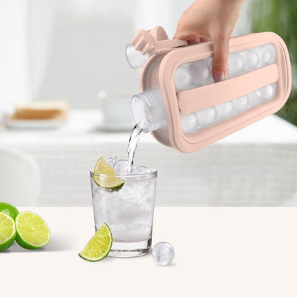 Foldable Ice Cube Tray Mold Easy Release Reusable Travel Kitchen Freezer Tool