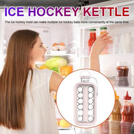 Foldable Ice Cube Tray Mold Easy Release Reusable Travel Kitchen Freezer Tool