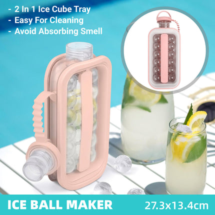 Foldable Ice Cube Tray Mold Easy Release Reusable Travel Kitchen Freezer Tool
