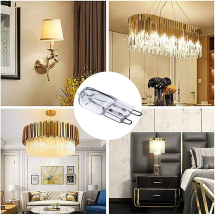 2/4x G9 Halogen 25W Warm White Light Bulb Globe 230V Oven Microwave - Aimall