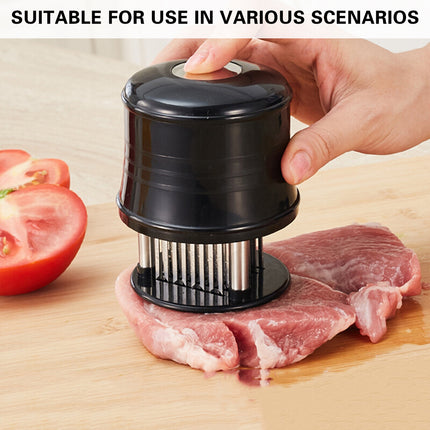 56Pin Stainless Steel Meat Tenderizer Needle Sharp for Beef Pork Chicken Cooking