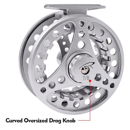 All Metal Fly Fishing Reel Ice Fishing Line Wheel Front Drag Spinning Reel