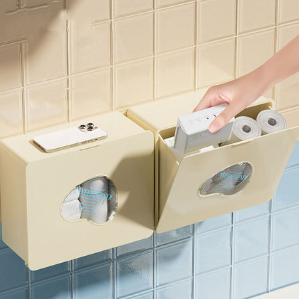 Wall Mounted Storage Box Narrow Gap Organizer Hanging Shelf Container Bathroom