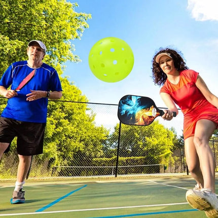 Pickleball Set 6PCS 74MM 40Hole Outdoor BallsTournament Training Sports Game