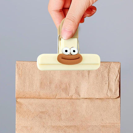 6pcs Plastic Clip Seal Food Snack Clip Sealer Bag Clips for Kitchen Storage