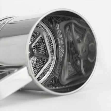 Stainless Steel Handheld Flour Sieve Home Filter Mesh Sieve Baking Tool Durable