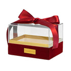 Acrylic Gift Box Clear Souvenir Display Case Bow Storage Container for Packaging