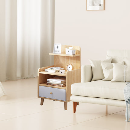 Bedside Cabinet Simple Economy Storage Organizer Cabinet Space Saving Durable