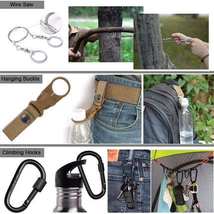 Outdoor Adventure Multi Function Camping Tool Set Portable Camping Hiking