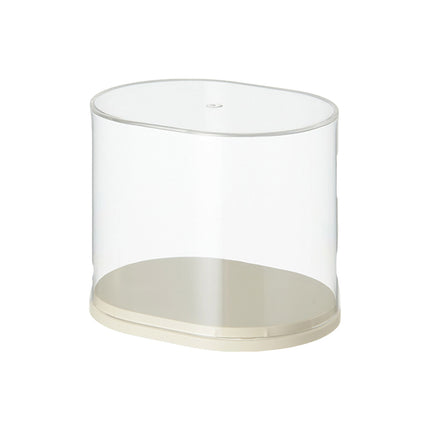 2pcs Clear Acrylic Display Case Transparent Box for Collectibles Dolls Figures