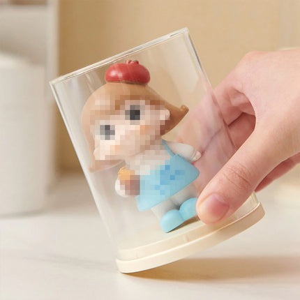 2pcs Clear Acrylic Display Case Transparent Box for Collectibles Dolls Figures