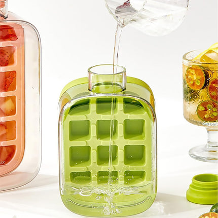 Ice Cube Maker Kettle 2in1 Ice Tray Mould Ice Making Box Portable Freezer Tool