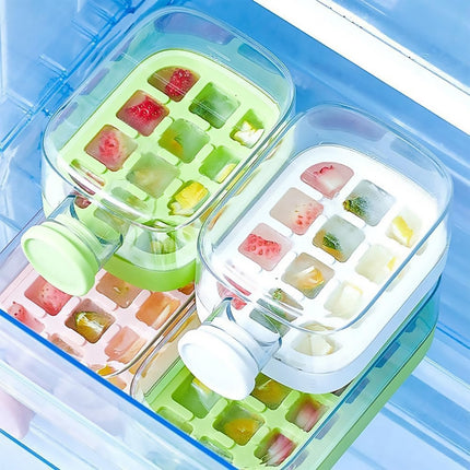 Ice Cube Maker Kettle 2in1 Ice Tray Mould Ice Making Box Portable Freezer Tool