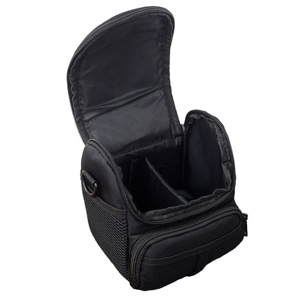 Shoulder Camera Bag Durable with Multi-Compartment for DSLR SLR Use 14x12x17cm