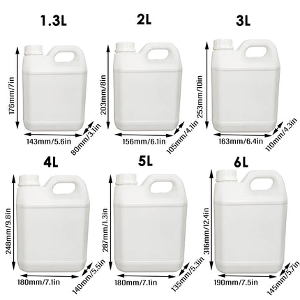 Plastic Square Bucket Storage Container Flat Square Pots 6 Sizes for Home Garden