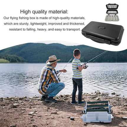Waterproof Multi Layer Artificial Bait Box Hanging Plate Fishing Tackle Storage
