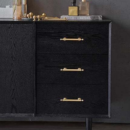 Copper Cabinet Handles 6 Sizes Modern Pulls for Wardrobe Drawer Shoe Cupboard