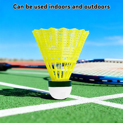 6PCS Nylon Badminton Set Durable High Speed for Sports Training Practice Games