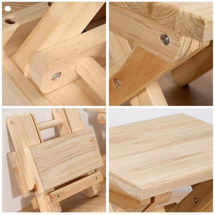 Portable Multi Purpose Foldable Low Stool Durable Space Saving For Home Outdoor