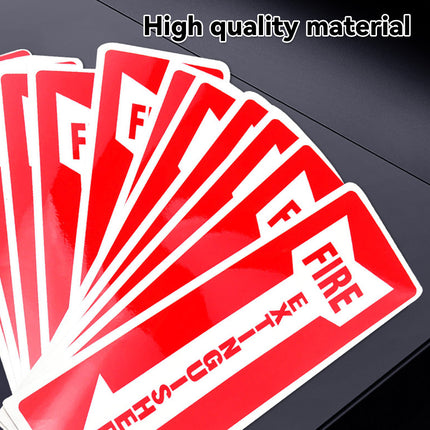 30PCS Fire Extinguisher Indicator Sticker Long-Lasting for Fire Safety Use