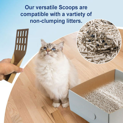 20pcs Disposable Cat Litter Scoop Biodegradable Excrement Shovel One Time Tool