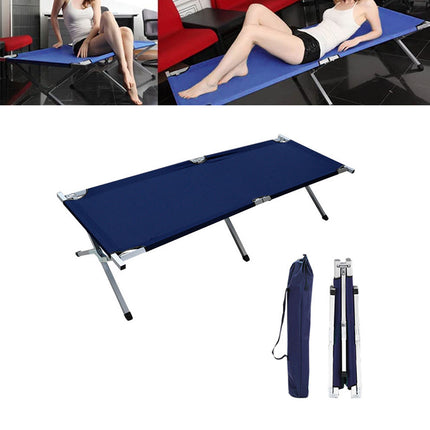 Folding Camping Bed Stretcher Light Weight Camp Hiking Portable with Carry Bag