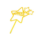 Gold Double Star Birthday