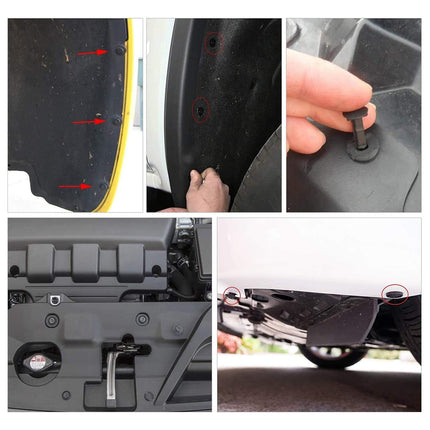 240PCS Car Buckle Set for Auto Body Trim Bumper Fender Panel Replacement Repair
